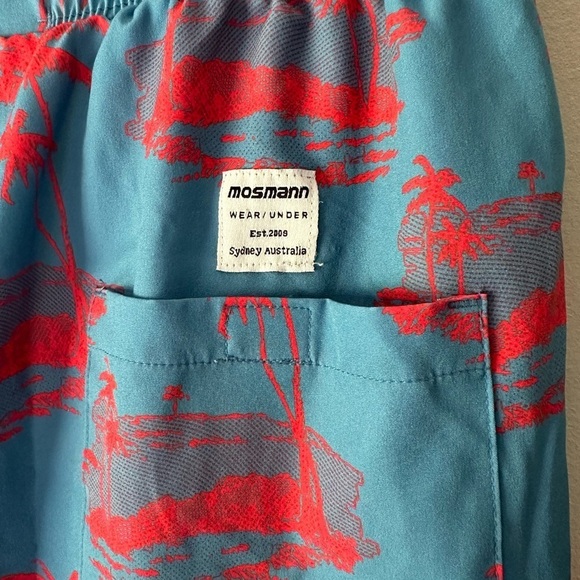 Mosmann Australia Swim Trunks Palm Tree Summer Beach Vacation - Picture 4 of 4